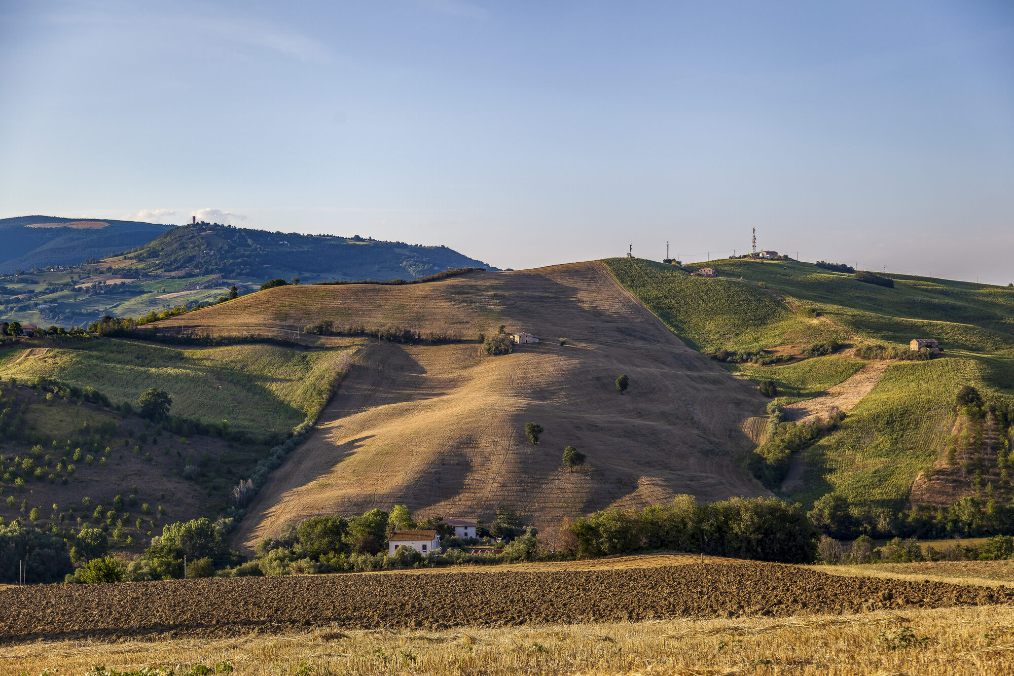 Hills of the Marche region near the Poltrona Frau In Motion facilities